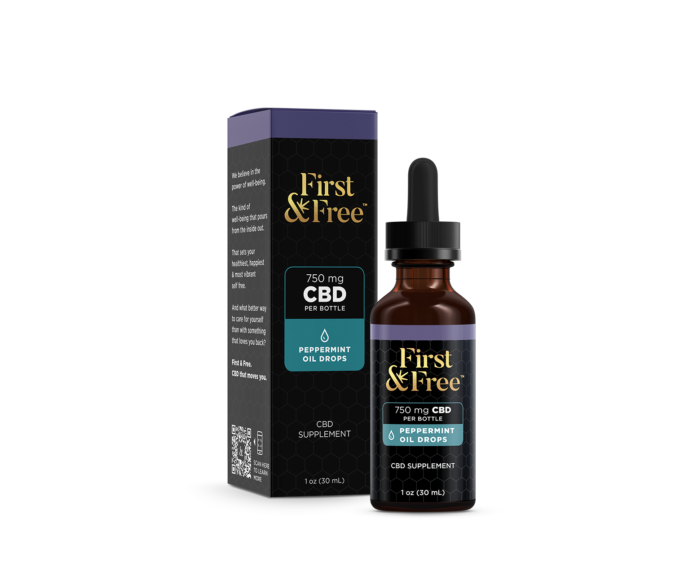 First & Free Peppermint Oil Drops